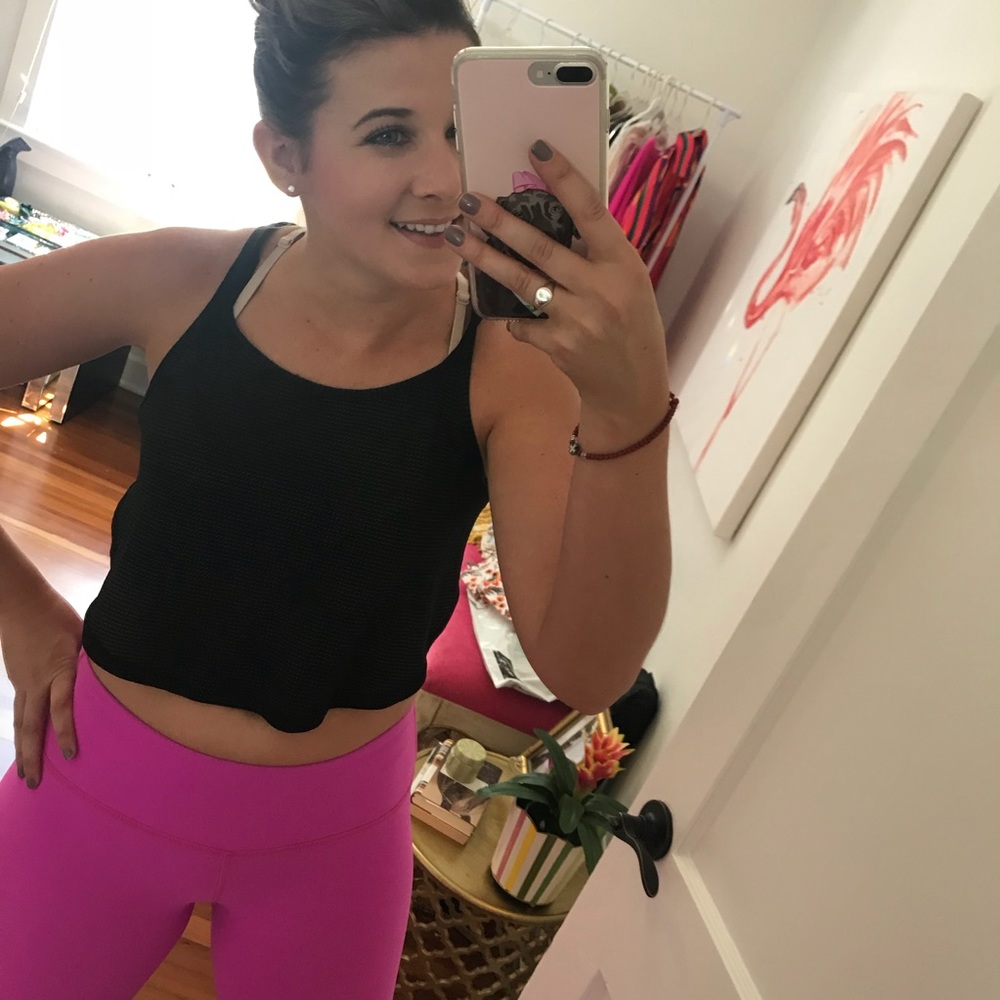 Lululemon Cropped Workout Tank